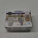 VEYOFLY Fly Trap Indoor, Fruit Fly Traps for Indoors Flying Insect (2 Device + 6 Refills) Gnat Traps for House Indoor, Bug Zapper Indoor, Gnat Killer Catcher & Fruit Fly Killer Light Plug in (White)