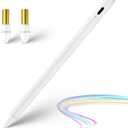 iPad Pencil Pro - 2X Fast Charge Stylus Pen for Apple iPad Pro 11 13 Inch M4, Works for iPad Pro 11", 12.9", 13", White