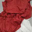 Women's Gothic Victorian Dress Vintage Civil War Ball Gown Masquerade Dresses (Medium, Red)