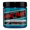 MANIC PANIC Classic Siren's Song Semi Permanent Hair Color - Neon Blue-Green Hair Dye for Women & Men That Lasts 4-6 Weeks - Vegan, Ammonia & Cruelty-Free - Create & Mix Custom Shades (4oz) Pack of 3