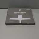 Shower Squeegee with Silicone Hook, 11" Inch Width All Purpose Squeegee Wiper for Shower Glass Doors Bathroom Mirror Tiles Car Window Cleaner Tool - White