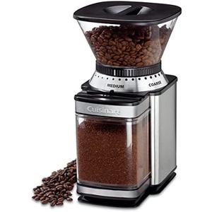 CUISINART Coffee Grinder, Electric Burr One-Touch Automatic Grinder with18-Position Grind Selector, Stainless Steel, DBM-8P1 CUISINART Coffee Grinder, Electric Burr One-Touch Automatic Grinder with18-Position Grind Selector, Stainless Steel, DBM-8P1