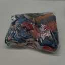 Fessceruna Womens Aztec Half Zip Up Hoodies Sweatshirt Casual Long Sleeve Oversized Ethnic Tribal Hooded Pullover Shirt Top (Medium, Blue)