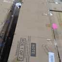 70" TV Stand for Living Room, Modern Entertainment Center & Media Console, Fits TVs up to 80", Storage Cabinet with Shelves, 36" Electric Fireplace with LED Flame (All Black)