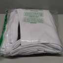 BGment Pure White 100% Blackout Curtains 63 Inches Long with Thermal Insulated Liner, Rod Pocket and Back Tab Double Layer Full Room Darkening Window Curtain for Bedroom, 2 Panels, Each 52 x 63 Inch