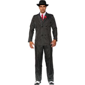 Dreamgirl Gangsta Dress (Medium, Black/White)