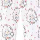 Mud Kingdom Little Big Girls Leggings Cute Printing Polyester Stretchy Fashion Spring Summer, Size: 14