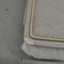 Ceramic Butter Dish with Lid for countertop, Vintage European Butter Holder, 5.55" Large Covered Butter Container,Farmhouse Decor,Dishwasher Safe (Grey)