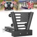 Heavy Duty Hitch Flag Pole Holder,Trailer Hitch Flag Pole Holder, Universal Flag Holder for Truck,Car, SUV, Pickup, Camper & Trailer,Compatible with 2" Trailer Receiver