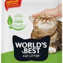WORLD'S BEST CAT LITTER Comfort Care Unscented 15-Pounds - Natural Ingredients, Quick Clumping, Flushable, 99% Dust Free & Made in USA - Long-Lasting Odor Control & Easy Scooping
