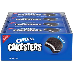 OREO Cakesters Soft Snack Cakes, 8-3.03 oz Snack Packs, Best By: 09/17/2025