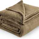 Bedsure GentleSoft Fleece Blankets King Size Camel - Bed Blanket Soft Lightweight Plush Cozy Fuzzy Luxury Microfiber, 108x90 inches