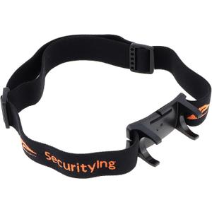 SecurityIng Head Lamp Strap with Bracket, Elastic Headband Adjustable Headlight Strap Headlamp Band for 22mm - 26mm Headlight Bracket