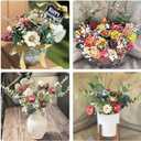Tiyard 18pcs Eucalyptus Stems Artificial Eucalyptus Leaves Stems Artificial Fake Flowers for Home Office Flowers Bouquet Centerpiece Wedding Decoration Christmas Decor 2025