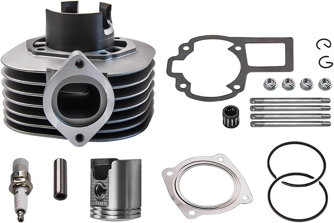 maXpeedingrods 11210-40B01 80cc Cylinder Piston Gasket Top End Kit for Suzuki Quadsport LT80 1987-2006 for Kawasaki KFX80 03-06