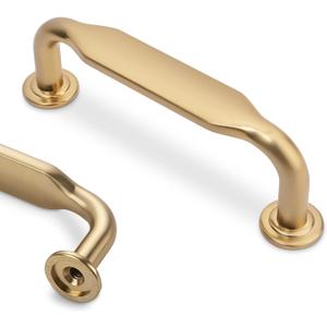 20 Pack 3 Inch Cabinet Pulls Champagne Bronze Kitchen Cabinet Handles Zinc Alloy Drawer Pulls Solid Cabinet Hardware (3'' Hole Center(76mm))