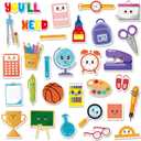 You'll Need Management Magnets 30Pcs Back to School Teachers Magnets Elementary Whiteboard Decorations Classroom Supplies