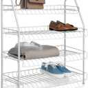 Whitmor - 6023-211 4-Tier Closet Shelves White