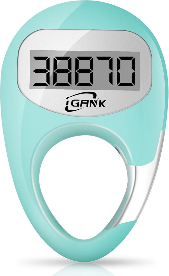 iGANK Simple Walking Pedometer Step Counter for Men Women Kids