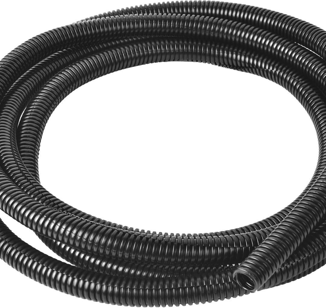 3/4 Inch Wire Loom Split Tubing - 25 ft Cord Protector Electric Wires Covers, Automotive Wire Flexible Conduit