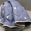 Premium Foam Baby Play Mat for Floor, 50x50 Playpen Mat, Thicken One-Piece Crawling Mat, Non-Slip Cushioned Baby Playmats for Infants, Babies, Toddlers, Play & Tummy Time (Dream Blue)