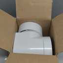 DIY Dryer Vent Connector Kit - Space Saving, Toolless Design with Airtight Seal - STV-90 by Ziggurat Products