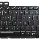 New Replacement Keyboard Compatible with ASUS TUF Gaming 8 F15 FX506 FA506 FA506II FX506H FA506Q FX506L FA506H F17 FX706 FX706L FA706U FX706U FA706 661VUS00 with RGB Colorful Backlit