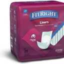 FitRight Plus Liners, Heavy Absorbency, 13 x 30, 4 packs of 20 (80 total)