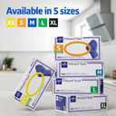 Medline FitGuard Touch Nitrile Exam Gloves, 300 Count, Small, Powder Free, Disposable, Not Made with Natural Rubber Latex, Excellent Sense of Touch for Medical Tasks, Durable for Household Chores