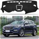 Dash Cover for Hyundai Santa Fe 2013-2018, Non-Slip Car Dashboard Cover Carpet Blocks UV Rays Protector Internal Accessories