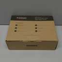 TEEHO TE012W-K WiFi Smart Keyless Entry Door Lock with Handle, Fingerprint Door Knob & Digital Keypad, APP Remote Control, Works with Alexa & Google, Electronic Deadbolt for Front Door, Matte Black