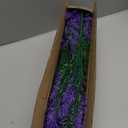 Artificial Lavender Flowers 12 Bundles Outdoor UV Resistant Fake Flowers No Fade Faux Plastic Plants Garden Porch Window Box Decorating (Purple)