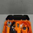 Realistic Kids Drill Tool Set with 48PCS Tools & Sound Effects, Portable Construction Toy for Toddlers Ages 3+ with Safety Gear, STEM Learning Pretend Play for Family Bonding Activities