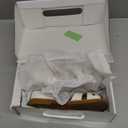 Hehainom Toddler Girls Sandals Closed Toe Bow Flower Girl Summer Shoes Little Kids Flats Sandals (Goldpu) Size 10