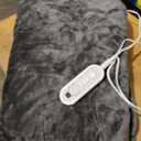 Heated Blanket Electric Throw - 50x60 Heating Blanket Throw Auto-Off Over-Heat Protection Flannel Sherpa Electric