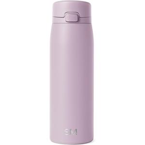 Simple Modern Sidekick Travel Coffee Mug | Ceramic-Lined Insulated Stainless Steel Tumbler | Leak-Proof and Cup Holder Friendly | 16oz, Lavender Mist