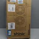 shinic 2026 9 Inch Twin Window Fan Quiet, Reversible Airflow, 3 Speeds, Adjustable Width 23.5"-37", ETL Certified for Bathroom/Kitchen