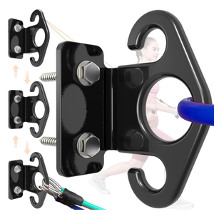 Resistance Band Wall Anchors, Wall Mounted Modular Hooking Platform, Workout Wall Mount Anchor, Training Anchor Mounted Hook Exercise Station for Home Gym Workouts,Yoga,Fitness,Strength Training