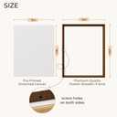 Framed Canvas Blank 16x20 - DIY Painting Art with Sturdy Wooden Frame, Modern Empty Canvas for Paint-Your-Own Art Ready to Hang Wall Decor