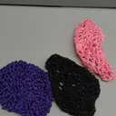 3PCS Net Hair Wrap, Soft Hair Nets for Sleeping Mesh Crochet Hairs Net Rayon Crocheted Sleep Caps Hairs Wraps Crochet Hairnet Sleep Cap Elastic Mesh Hairs Snoods for Women Thick, Long, Short or Curly