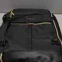 LOVEVOOK 40L Large Travel Backpack for Women, Flight Approved, Waterproof, TSA Compliant, Fits 17.3'' Laptop, 17 Pockets, 3 Packing Cubes (Black)