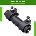 SCITOO 10pcs Front Suspension Kit Lower Upper Ball Joint Inner Outer Tie Rod Ends Adjusting Sleeve Fit 1991-2001 For Jeep For Cherokee 1991-1992 Comanche