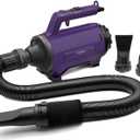 Dog Dryer High Velocity Professional Dog/Pet Grooming Force Hair Dryer/Blower (Purple)