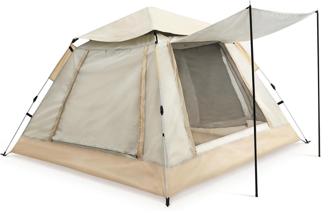 Oryxearth Pop Up Tent for Camping, Instant Setup Outdoor Shelter
210D Oxford Fabric, UPF50+ Sun Protection, 4000mm Waterproof, Spacious 1-2 Person Design, Beach & Outdoor Use