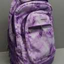 Travelers Club Rolling Backpack, Purple tie, 20 Inch with Laptop Compartment