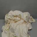 Texas Linen Co 100% Cotton Fitted Sheet Queen Size, Sateen Weave 1000 Thread Count Bed Sheet with Elastic All Around - Fits Mattress Upto 18 inches Ivory