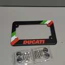 Real Carbon Fiber Motorcycle License Plate Frame  Lightweight, Street-Legal Plate Cover with Anti-Theft Screws, Universal Fit for US/Canada/Mexico, for Sport Bikes, Scooters, ATVs, UTVs (Slim)