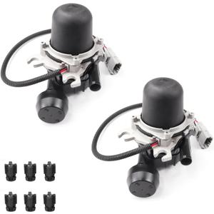 Secondary Air Injection Pump Smog Pumps Compatible with 2007-2013 Toyota Sequoia Tundra Land Cruiser Lexus LX570 4.6L 4.7L 5.7L Replaces 17610-0S010 176100S011 (2pc)