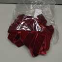 6Pcs Velvet Ribbon Bows - 8 x 20 Inch Extra Large Christmas Tree Bow with Long Tail for Xmas Tree, Wreath, Garland, Fireplace,Staircase, Door, Window, Cabinet, Wedding Home Decoration (6, Burgundy)