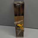 BAYKA Floating Shelves for Wall, Wall Mounted Rustic Wood Shelves for Bathroom, Bedroom, Living Room, Kitchen, Hanging Shelf for Books/Storage/Room Decor with 22lbs Capacity (Black, Set of 3, 15.7in)